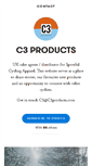 Mobile Screenshot of c3products.com